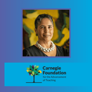 Shirley M Collado and Carnegie/CT logos